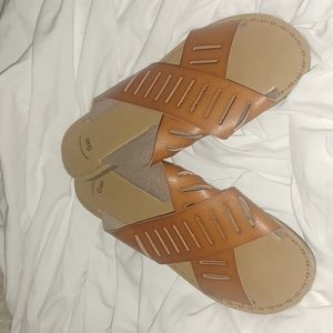 The gap leather slides